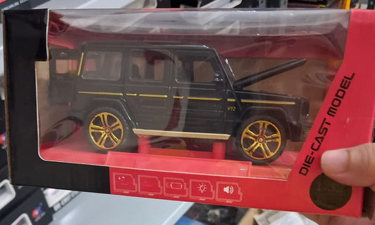 1:32 Mercedes-Benz G63 AMG V12 Die-Cast Model – Black & Gold | Pullback | Lights & Sound